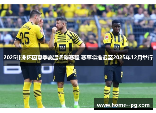 2025非洲杯因夏季高温调整赛程 赛事将推迟至2025年12月举行